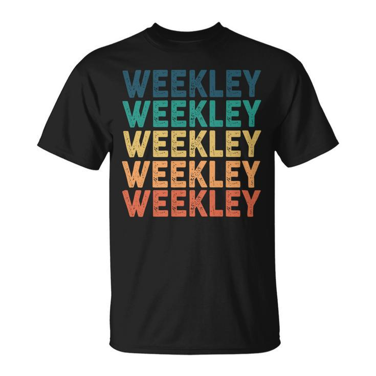 Weekley Name Shirt Weekley Family Name V2 Unisex T-Shirt