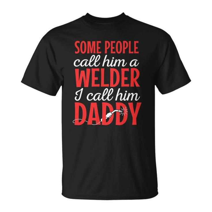 Welder Welding Worker Blacksmith Fabricator Fathers Day Unisex T-Shirt