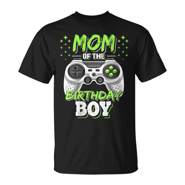 Womens Mom Of The Birthday Boy Matching Video Gamer Birthday Party  V4 Unisex T-Shirt