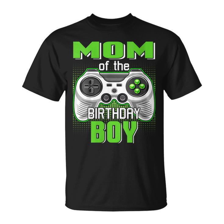 Womens Mom Of The Birthday Boy Video Game B-Day Top Gamer Party  Unisex T-Shirt