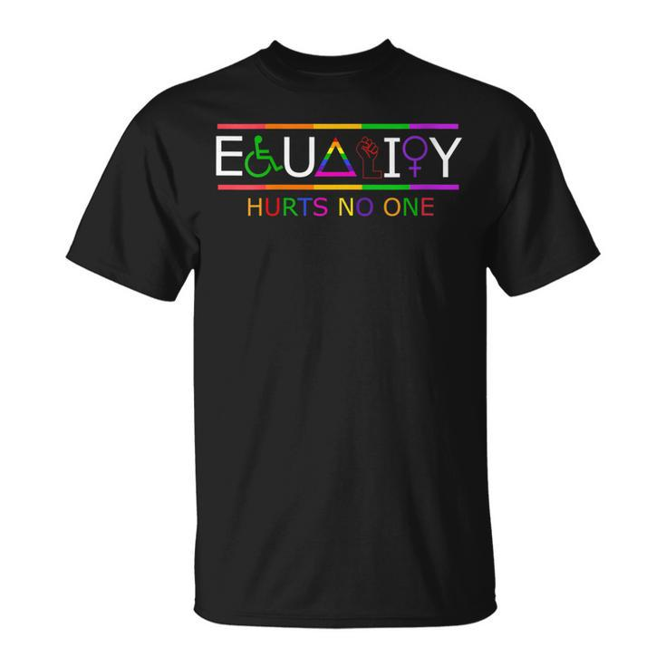 Womens Official Lgbt Equality Hurts No One Lover For Men Woman Kids  Unisex T-Shirt