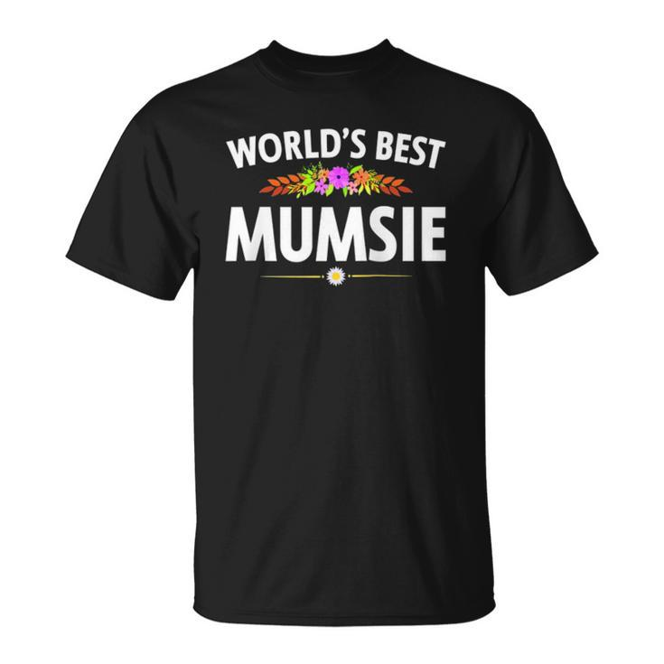 Worlds Best Mumsie - English Mom Raglan Baseball Tee Unisex T-Shirt