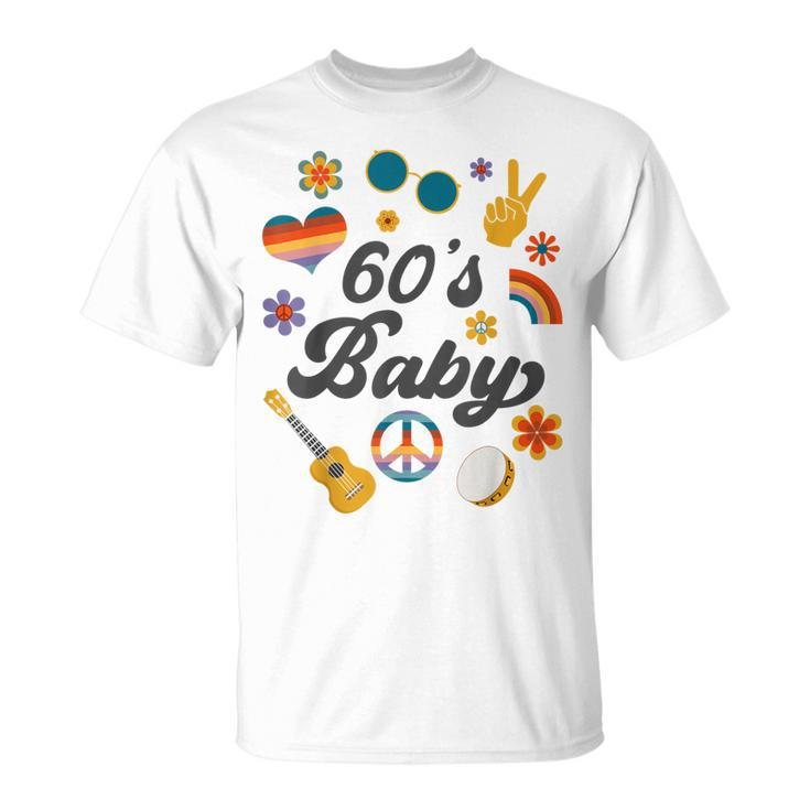 1960S Vintage Sixties Costume Party 60S Hippie Theme Party V4 T-shirt