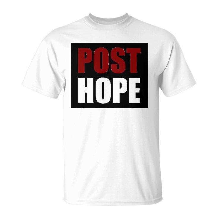 Post Hope After Hopeless Funny Emotion Irony Lovers Design Unisex T-Shirt