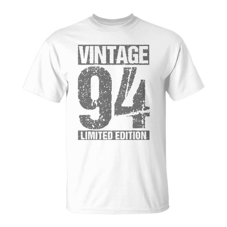 28 Years Old Vintage 1994 28Th Birthday Decoration Men Women Unisex T-Shirt