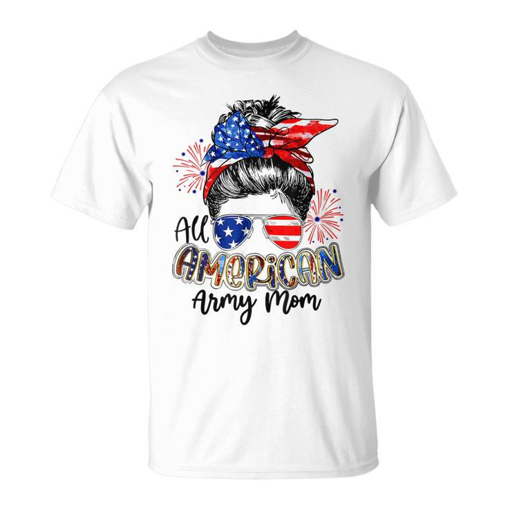 All American Army Mom 4Th Of July  V2 Unisex T-Shirt