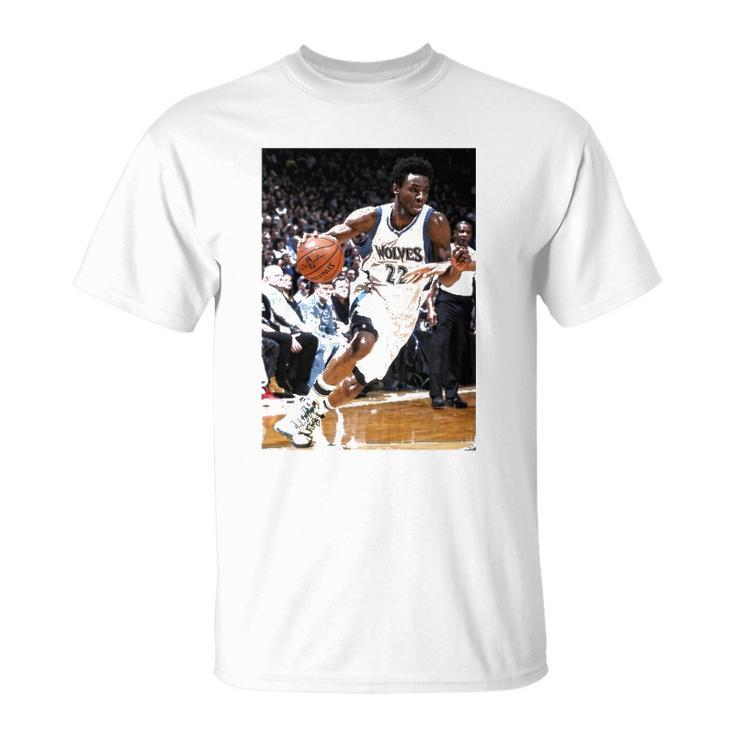 Andrew Wiggins Wolves 22 Cahier À Spirale Basketball Lovers Gift Unisex T-Shirt