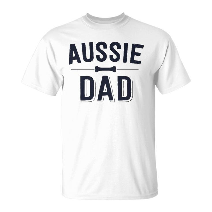 Aussie Dad Red Merle Australian Shepherd Farm Dog Father  Unisex T-Shirt