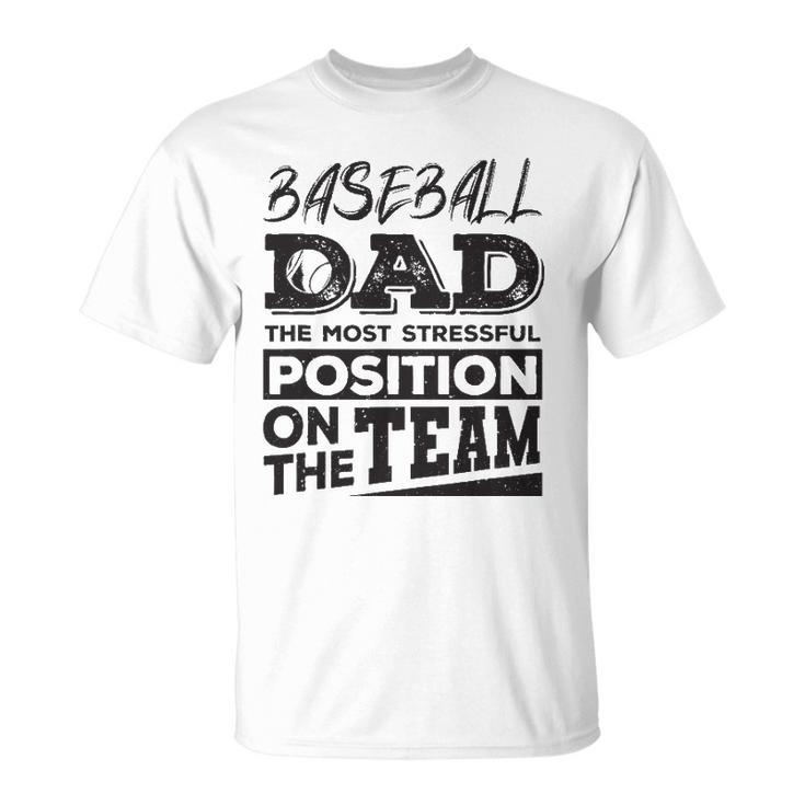 Baseball Dad  Men Baseball Lover Unisex T-Shirt