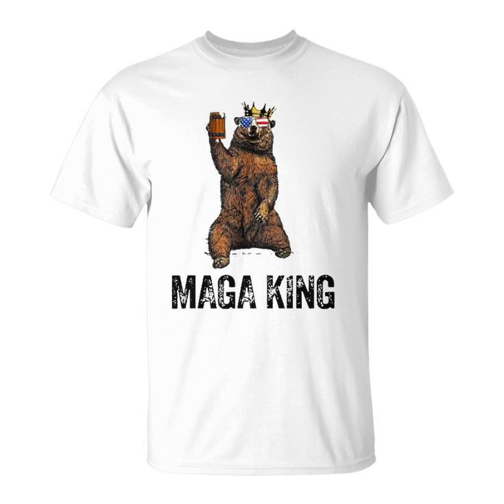 Bear Crown Maga King The Great Maga King Pro Trump Unisex T-Shirt