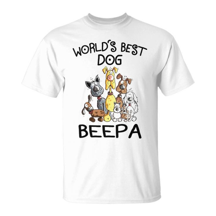 Beepa Grandpa Worlds Best Dog Beepa T-Shirt