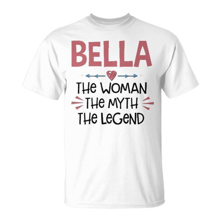 Bella Grandma Bella The Woman The Myth The Legend T-Shirt