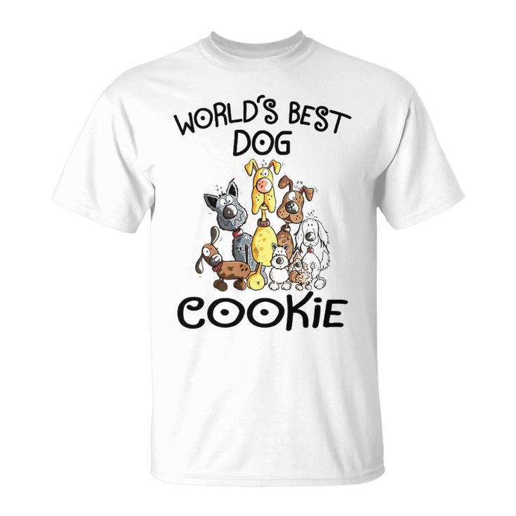 Cookie Grandma Worlds Best Dog Cookie T-Shirt