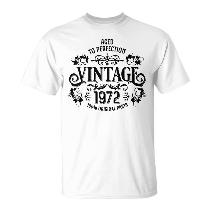 Copy Of 50Th Birthday Born 1972 Vintage Unisex T-Shirt