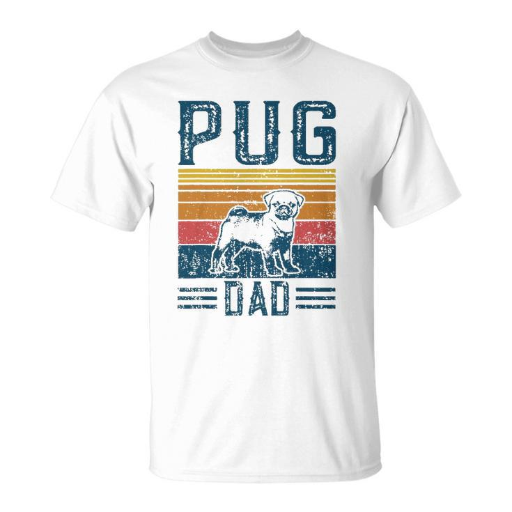 Dog Pug Papa - Vintage Pug Dad Unisex T-Shirt
