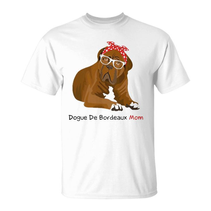 Dogue De Bordeaux Mom Bandana Womens Unisex T-Shirt