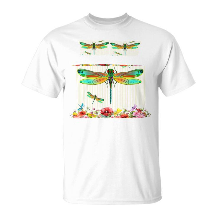 Dragonfly Wallpaper Unisex T-Shirt