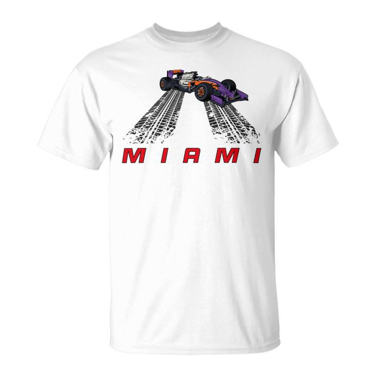 F 1 Miami Gp Aqua Unisex T-Shirt