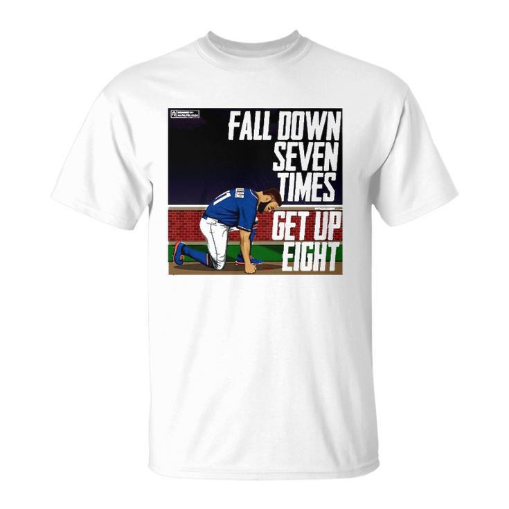 Fall Down Seven Times Get Up Eight 2022 Kevin Pillar T-shirt
