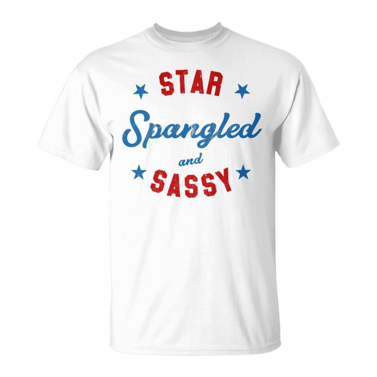 Fourth Of July Star Spangled Sassy Cute 741 Shirt Unisex T-Shirt