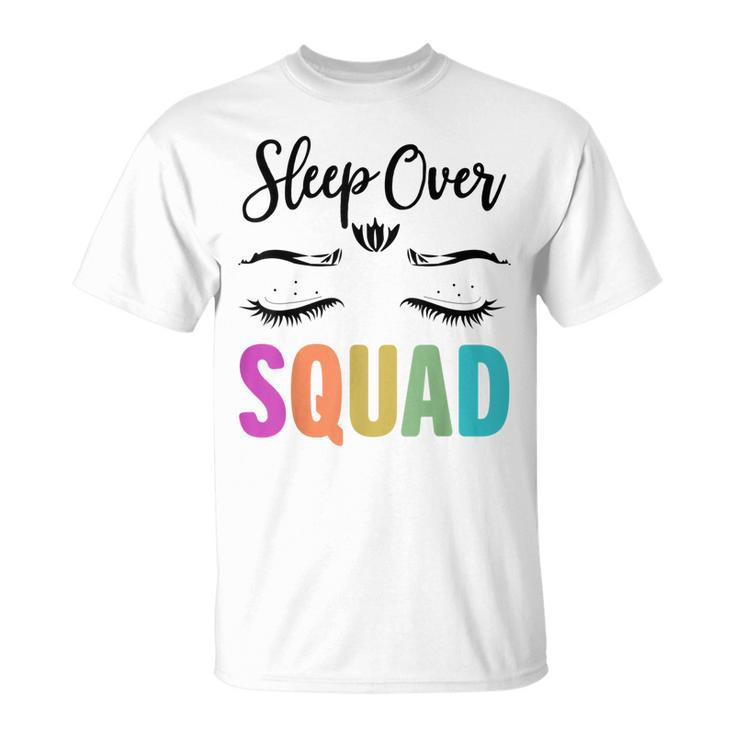 Funny Sleepover Squad Pajama Great For Slumber Party  V2 Unisex T-Shirt