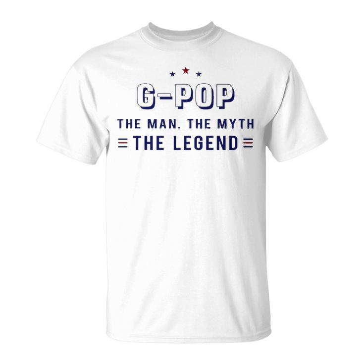 G Pop Grandpa G Pop The Man The Myth The Legend V4 T-Shirt