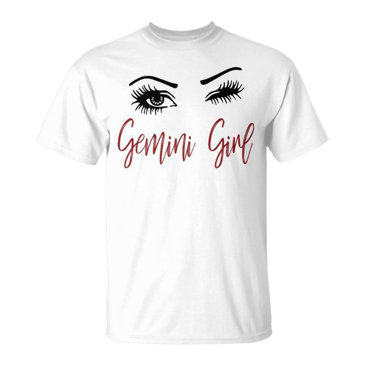 Gemini Girl Gemini Girl Wink Eyes T-Shirt