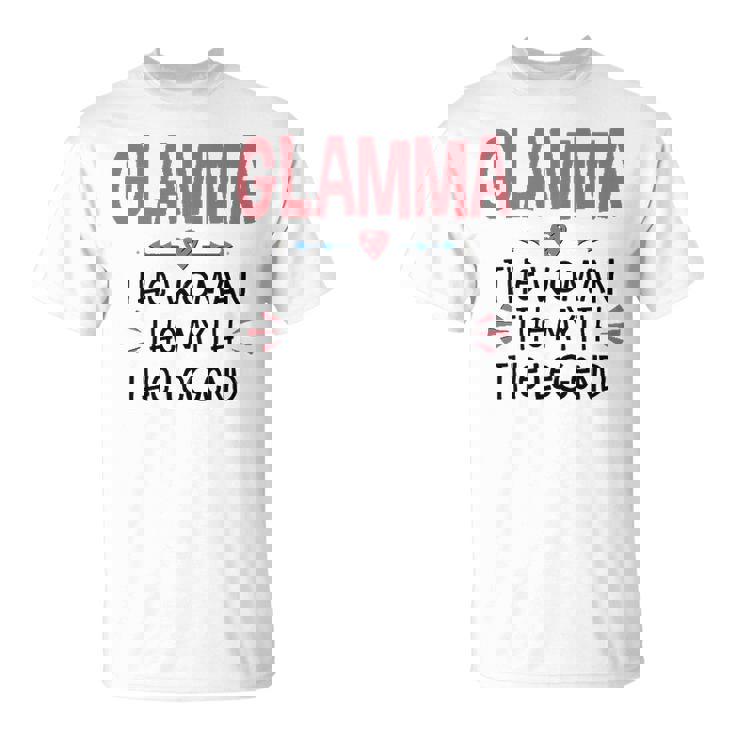 Glamma Grandma Glamma The Woman The Myth The Legend T-Shirt