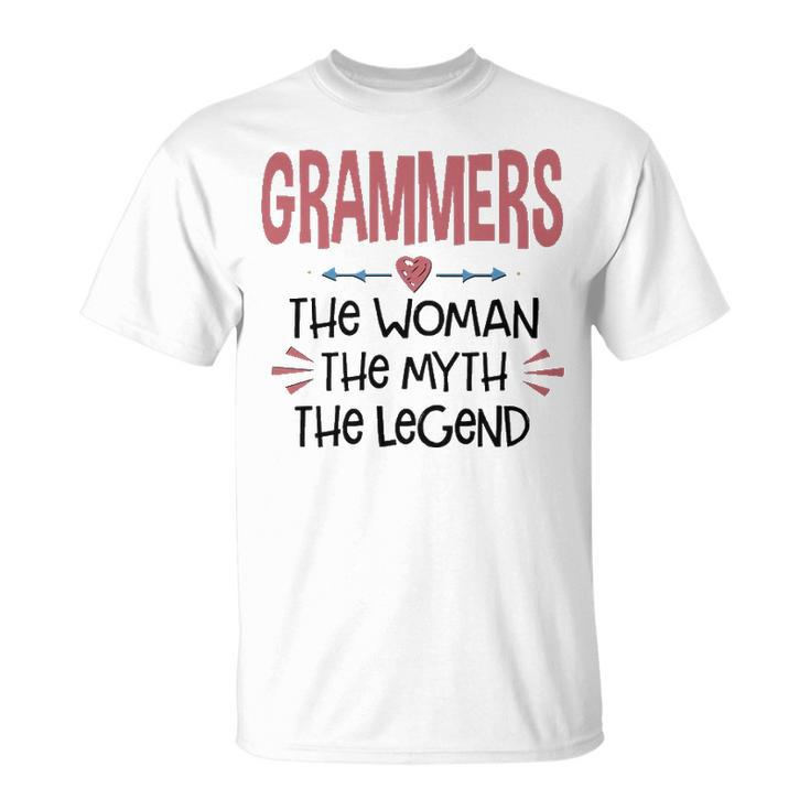 Grammers Grandma Grammers The Woman The Myth The Legend T-Shirt