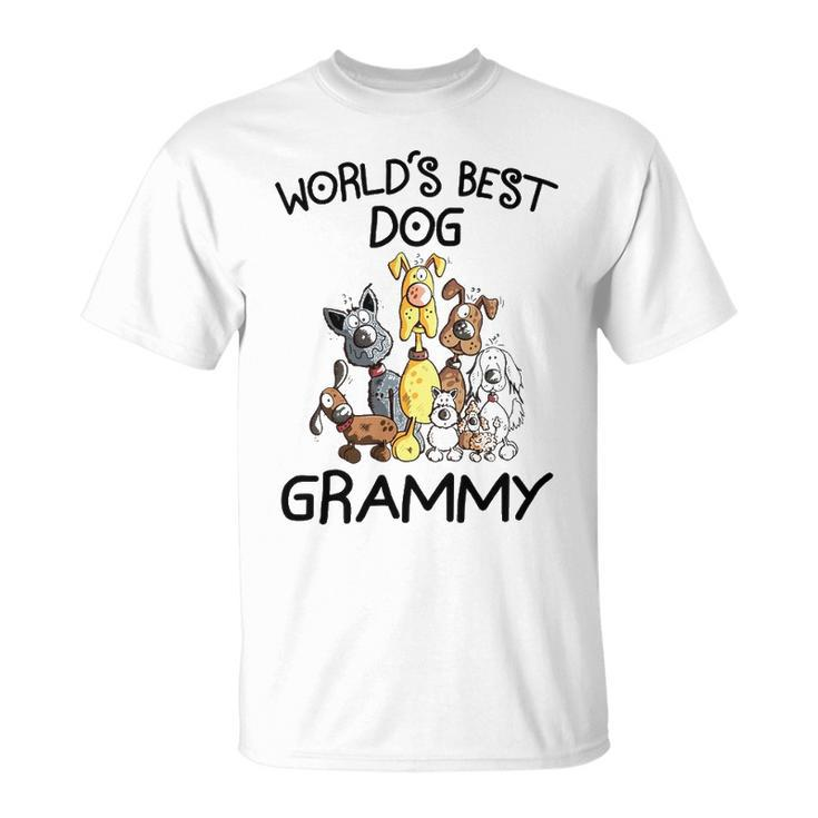 Grammy Grandma Worlds Best Dog Grammy T-Shirt