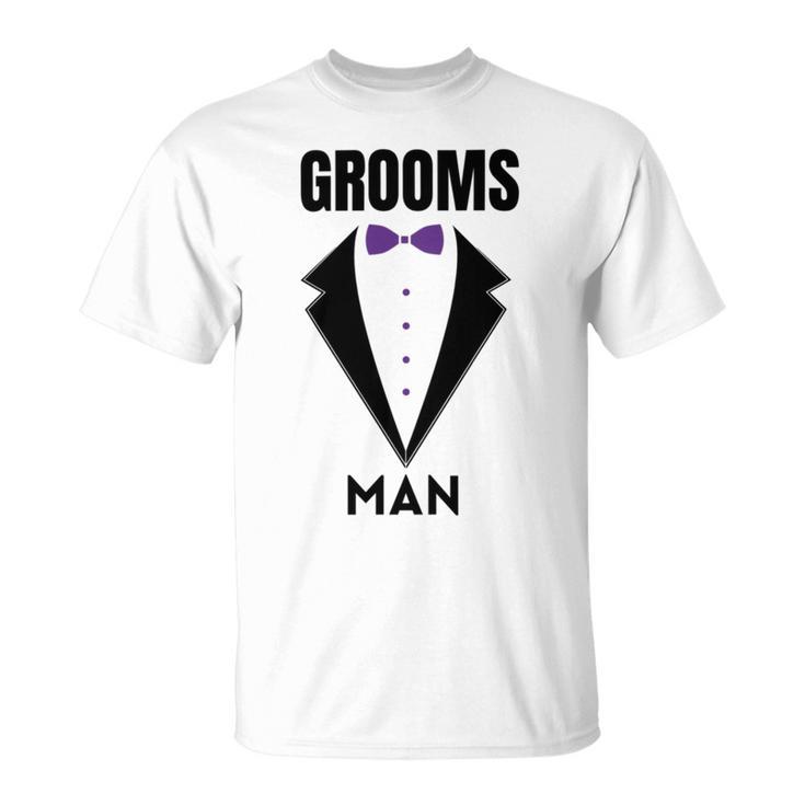 Groomsman Grooms Squad Stag Party Friends Themed Unisex T-Shirt