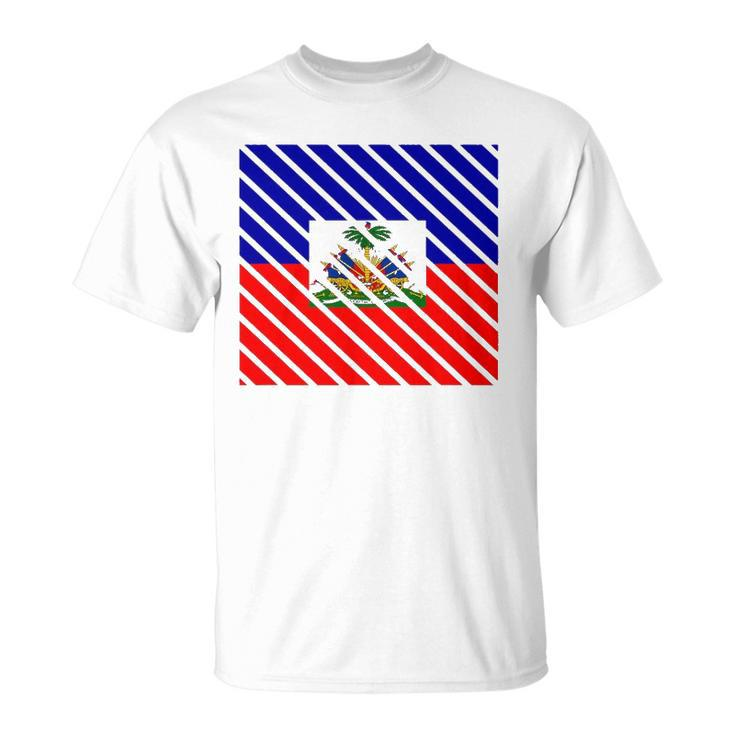 Haitian Flag Pride Haiti Vacation Gift Unisex T-Shirt