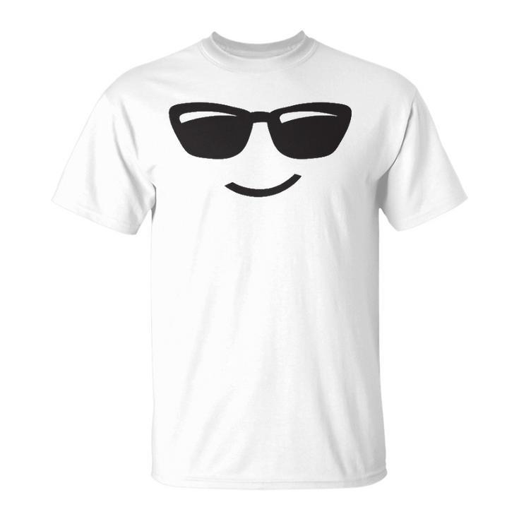Halloween Costume Sunglasses Emoticon  Face Group Tee Unisex T-Shirt