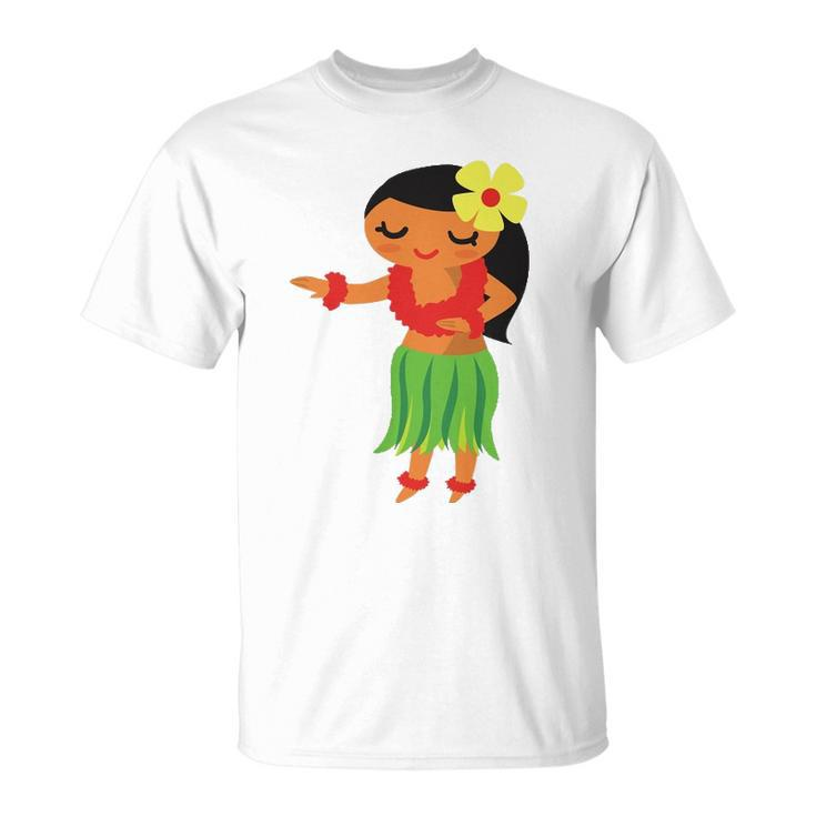 Hawaiian Hula Dancer Hawaii Girl Unisex T-Shirt