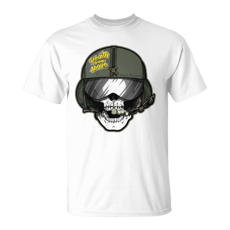 Helicopter Reaper Pilot Military Aviation Crewmember  Unisex T-Shirt
