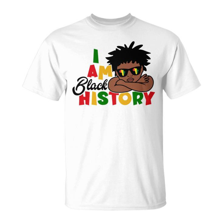 I Am Black History For Kids  Boys Black History Month Unisex T-Shirt