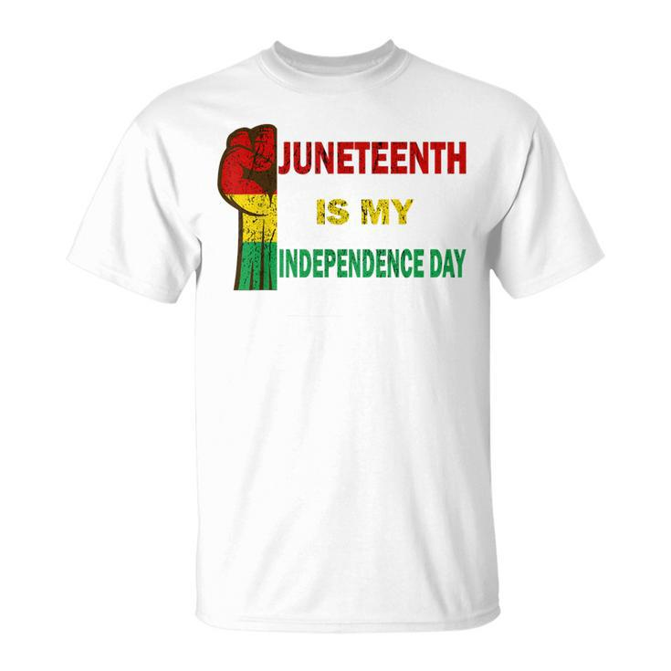 Juneteenth Is My Independence Day For Women Men Kids Vintage   Unisex T-Shirt