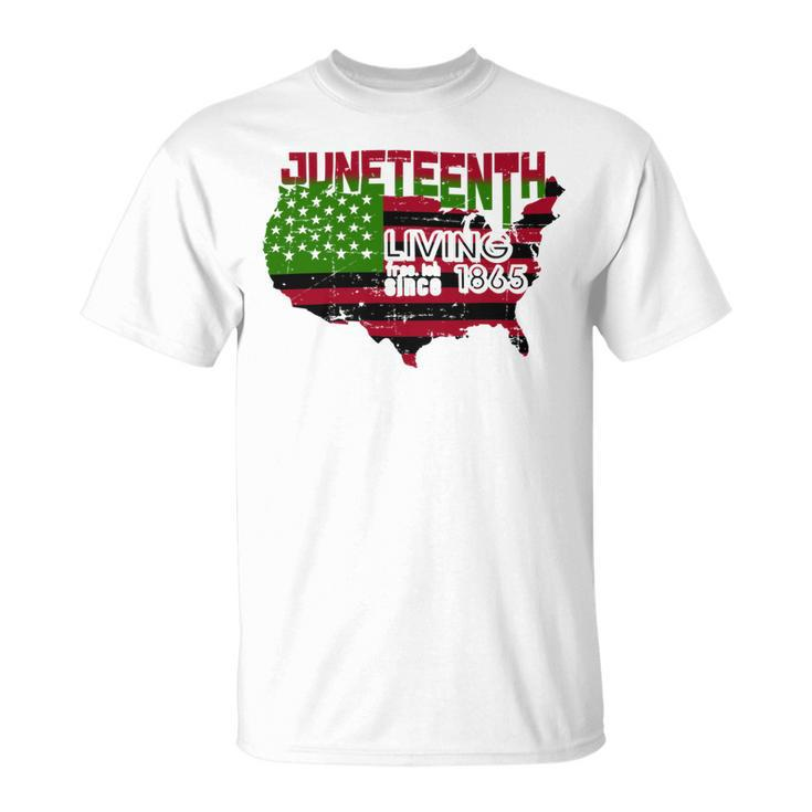 Juneteenth Living FreeIsh Since 1865 Tshirt Unisex T-Shirt