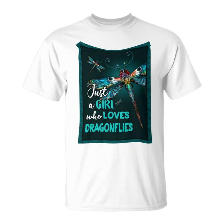 Just A Girl Who Loves Dragonfly Unisex T-Shirt