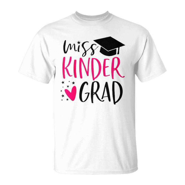 Kids Miss Kinder Grad Kindergarten Nailed It Graduation 2022 Senior Unisex T-Shirt