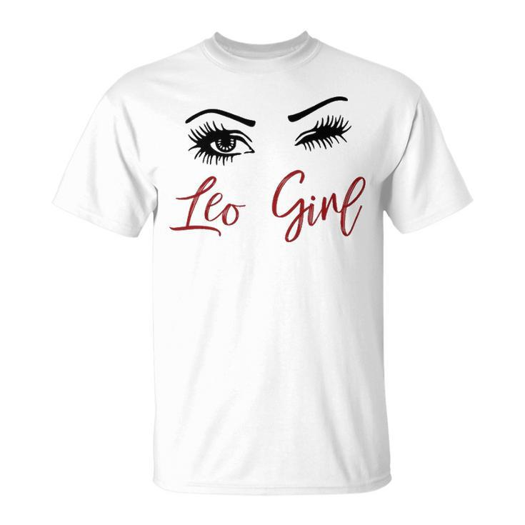 Leo Girl Leo Girl Wink Eyes T-Shirt