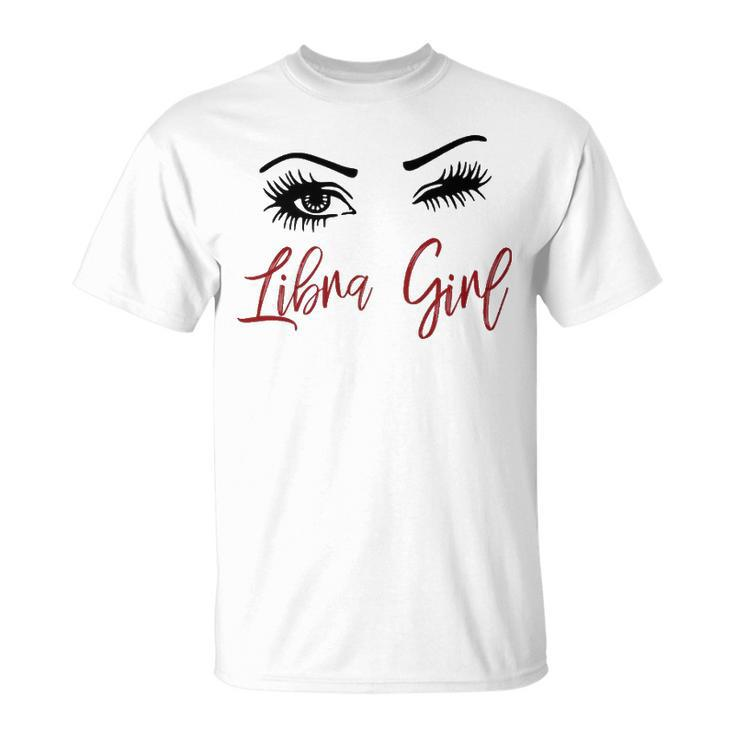 Libra Girl Libra Girl Wink Eyes T-Shirt