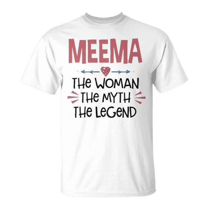 Meema Grandma Meema The Woman The Myth The Legend T-Shirt