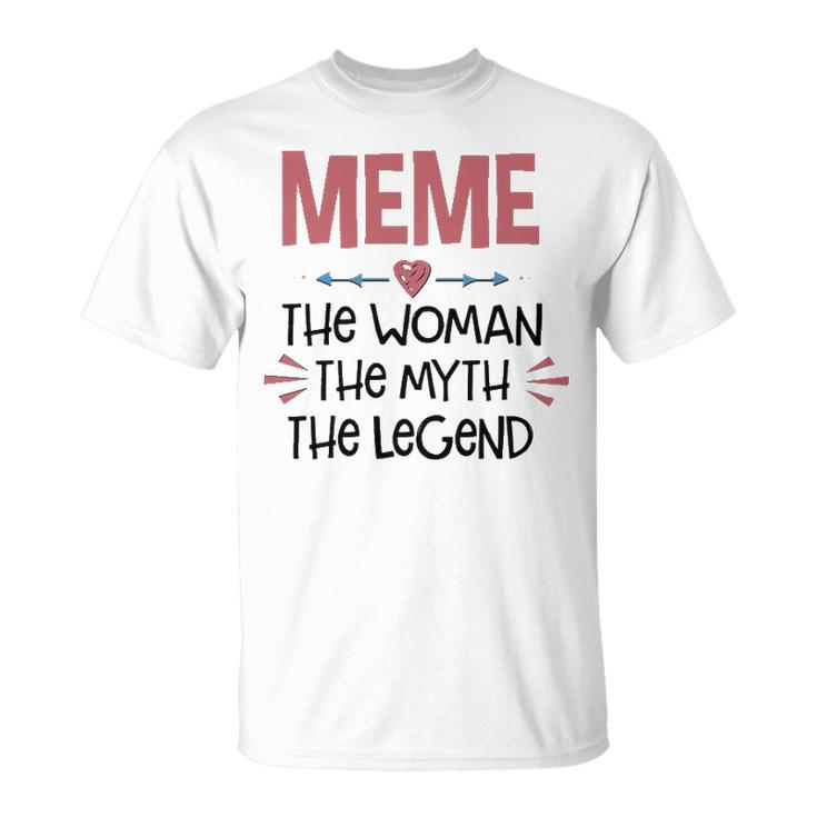 Meme Grandma Meme The Woman The Myth The Legend T-Shirt