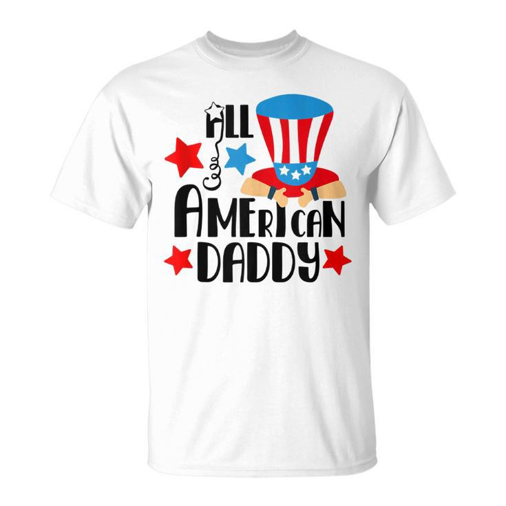 Mens All American Daddy - 4Th Of July  For Dad  Unisex T-Shirt