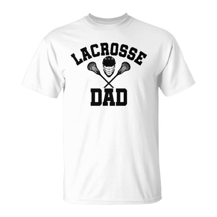Mens Lacrosse Dad Lax Daddy  Fathers Day Gift Unisex T-Shirt