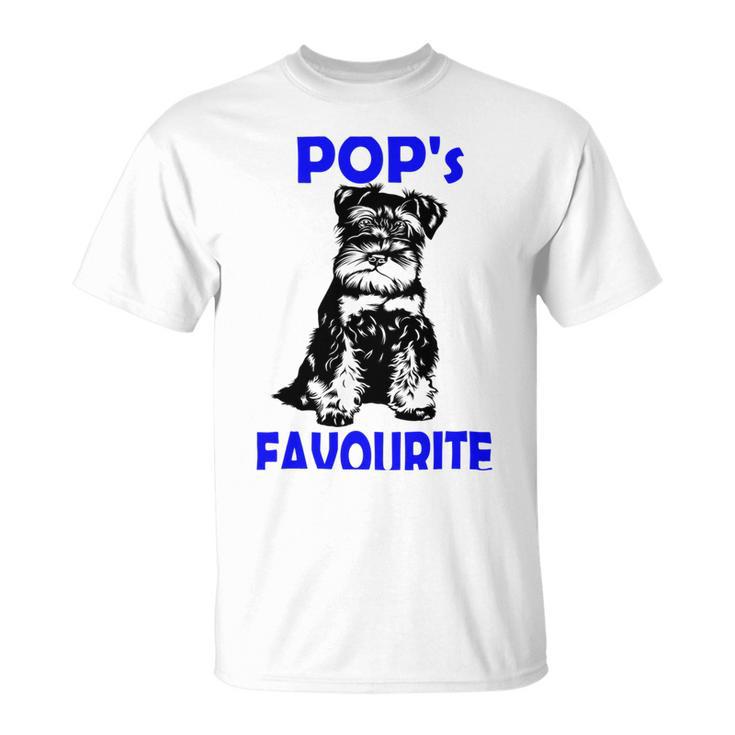 Miniature Schnauzer At Home Pops Favourite Multi Tasking Dog Unisex T-Shirt