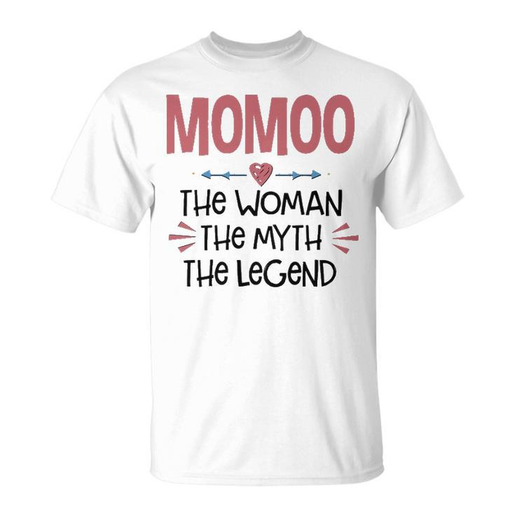 Momoo Grandma Momoo The Woman The Myth The Legend T-Shirt