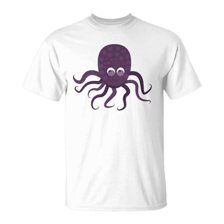 Moody Octopus Lovers Sea Animal Lovers Gift Unisex T-Shirt