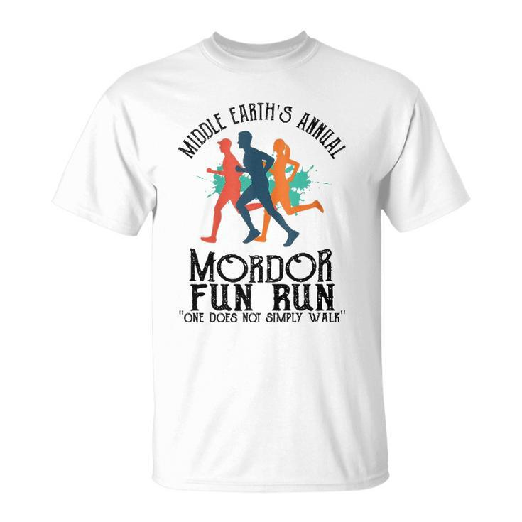 Mordor Fun Run One Does Not Simply Walk Unisex T-Shirt